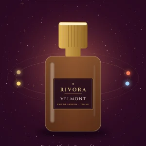 Rivora Velmont eau de parfum bottle, 100 ml
